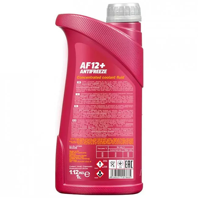 Антифриз Mannol Longlife AF12+ -40°C рожевий 1л (MN4112-1)