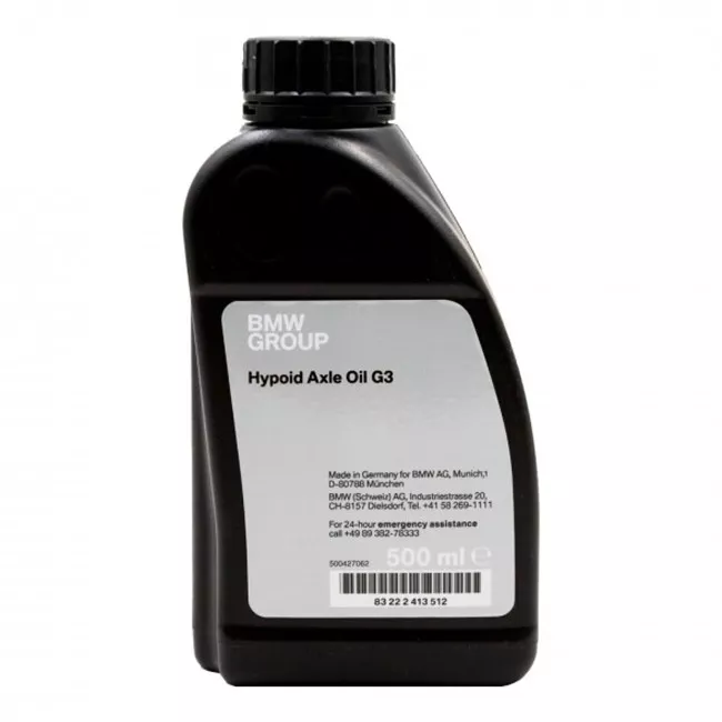 Трансмиссионное масло BMW Hypoid Axle Oil G3 0,5л (83222413512) Трансмиссионное масло BMW Hypoid Axle Oil G3 0,5л (83222413512)
