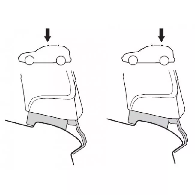 Монтажный комплект Thule для Chevrolet Cruze (sedan & hatch)(mkII) 2009-2015 (1569)
