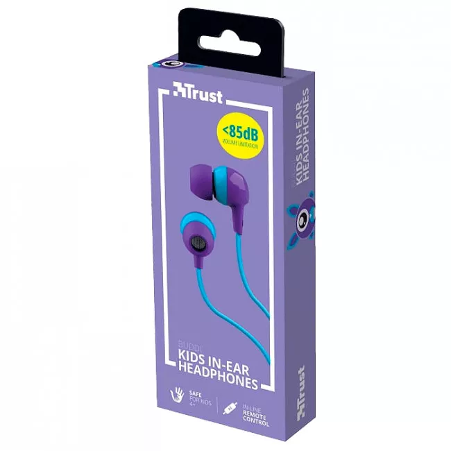 Навушники TRUST Buddi Kids Mic Purple (23422_TRUST)