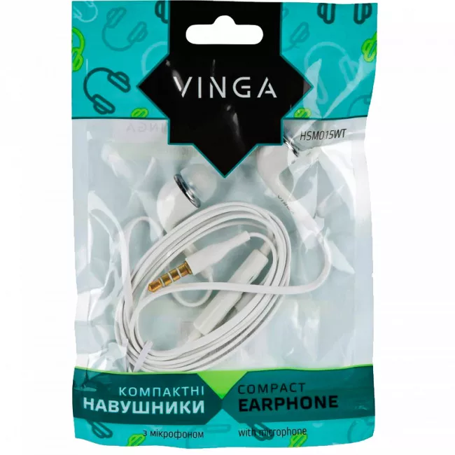 Наушники Vinga HSM015 White (HSM015WT)