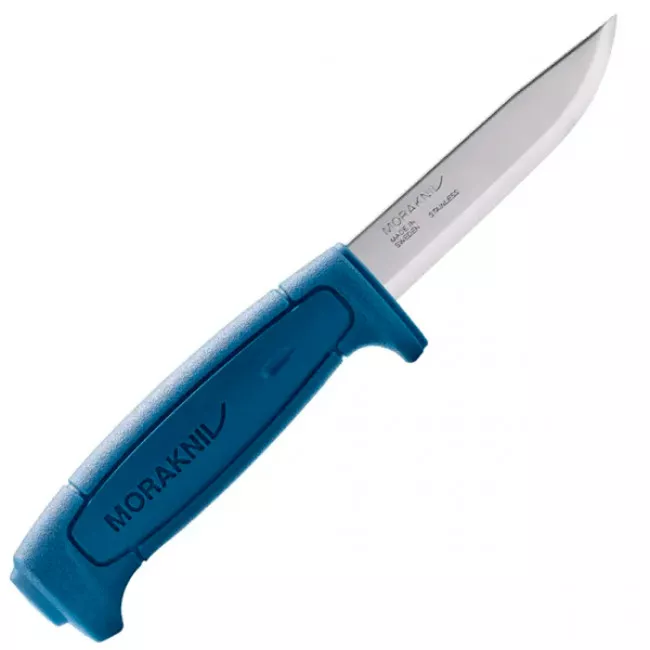 Нож фиксированный Mora 546 (длина: 205мм, лезвие: 94мм), голубой (215-1033_blue)