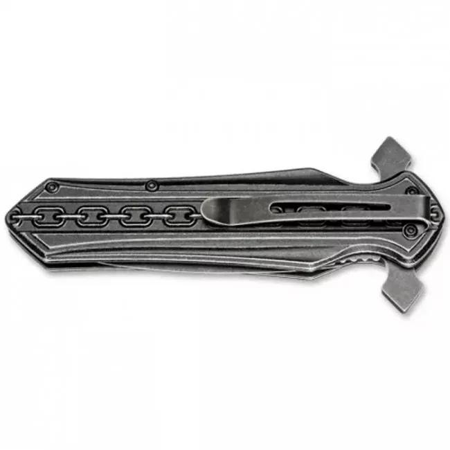 Нож складной Boker Magnum Chain Breaker (длина: 207мм, лезвие: 87мм), серый (227-1166)