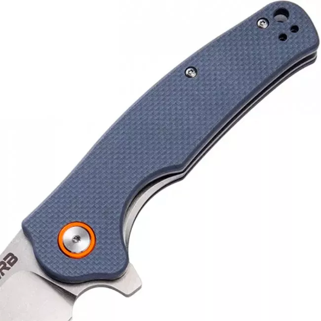 Нож складной CJRB Crag (длина: 207мм, лезвие: 87мм), серо-голубой (284-1001_blue)