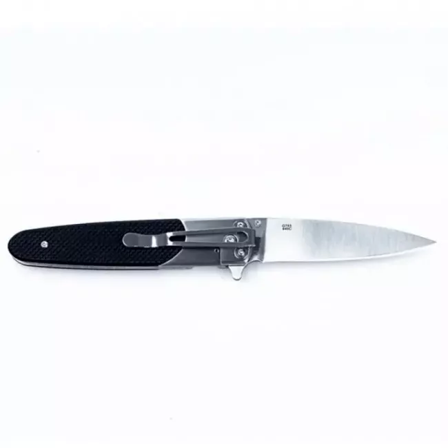 Нож складной Ganzo G743-2 (длина: 200мм, лезвие: 87мм), черный (16-1090-2-black)