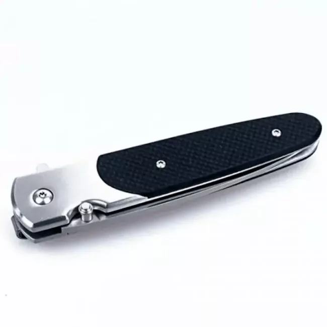 Нож складной Ganzo G743-2 (длина: 200мм, лезвие: 87мм), черный (16-1090-2-black)