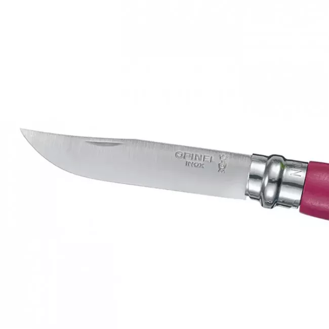 Нож складной Opinel №7 Inox (длина: 185мм, лезвие: 80мм), пурпурный (232-1010_purple)