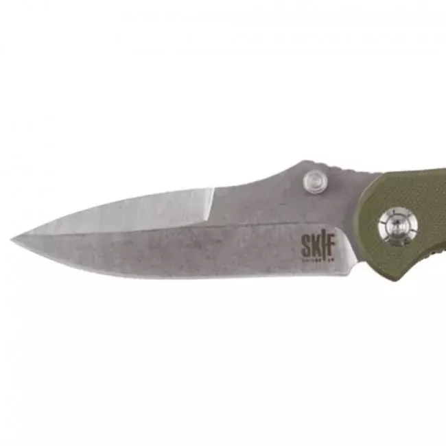 Нож складной Skif Mouse (длина: 200мм, лезвие: 85мм), оливковый (224-1038_olive)