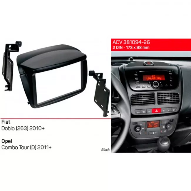 Переходная рамка ACV для Fiat Doblo (381094-26)
