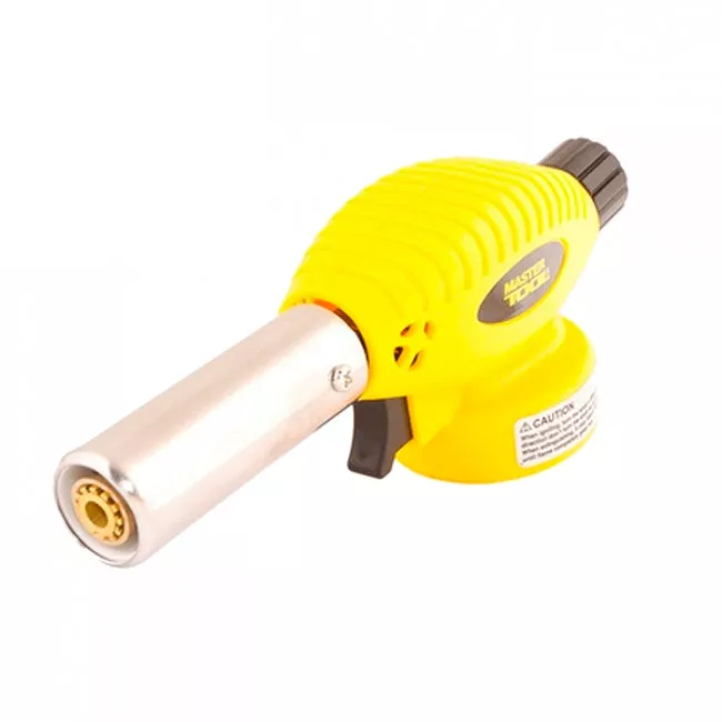 Горелка для газового баллона MASTER TOOL с пьезоподжигом "Метеор", Ø 20 мм, керамическая защита, 1300*С (44-5040)