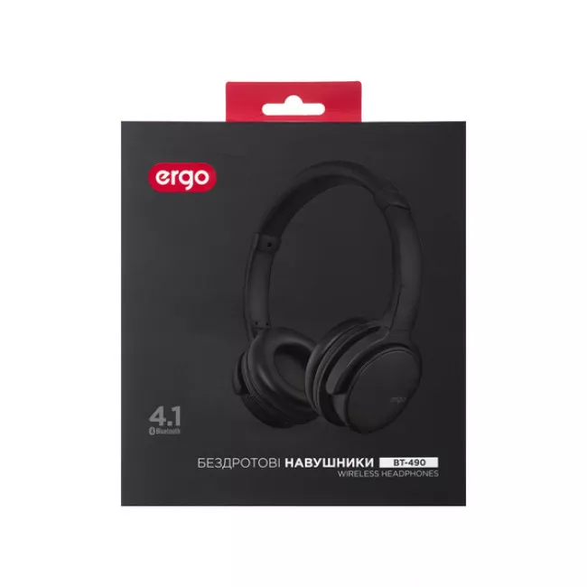 Навушники ERGO BT-490 Black