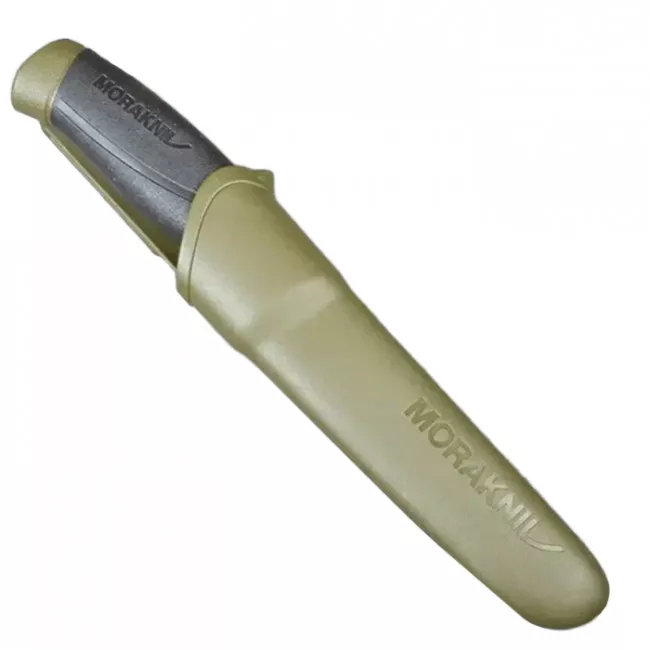 Нож фиксированный Mora Companion (длина: 215мм, лезвие: 102мм), зеленый (215-1017_ugl-green)