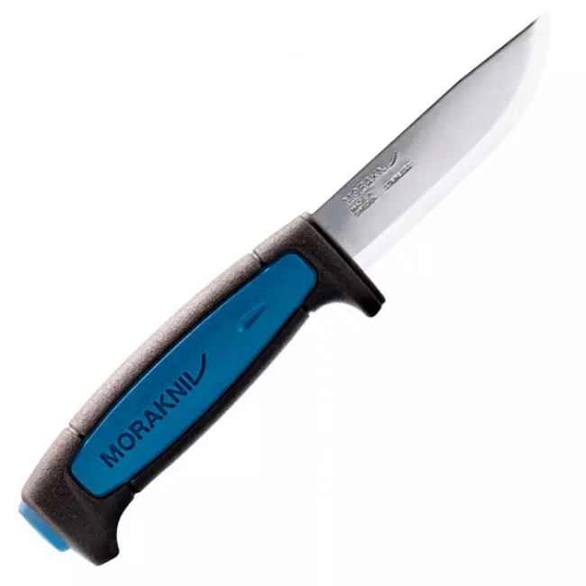 Нож фиксированный Mora Pro S (длина: 206мм, лезвие: 91мм), черный/синий (215-1026_S-bl-blue)