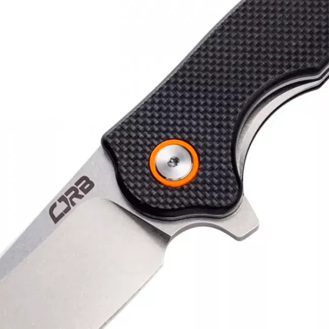 Нож складной CJRB Crag (длина: 207мм, лезвие: 87мм), черный (284-1001_black)