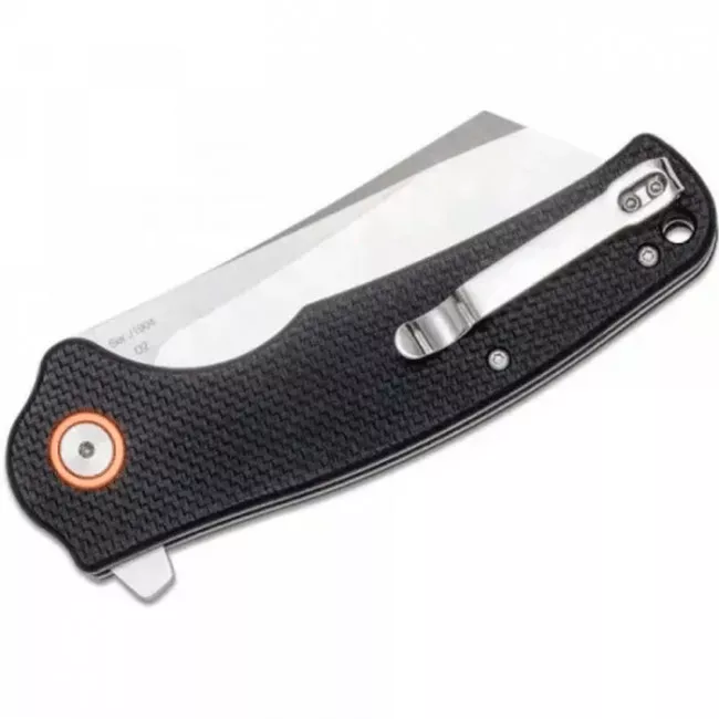 Нож складной CJRB Crag (длина: 207мм, лезвие: 87мм), черный (284-1001_black)