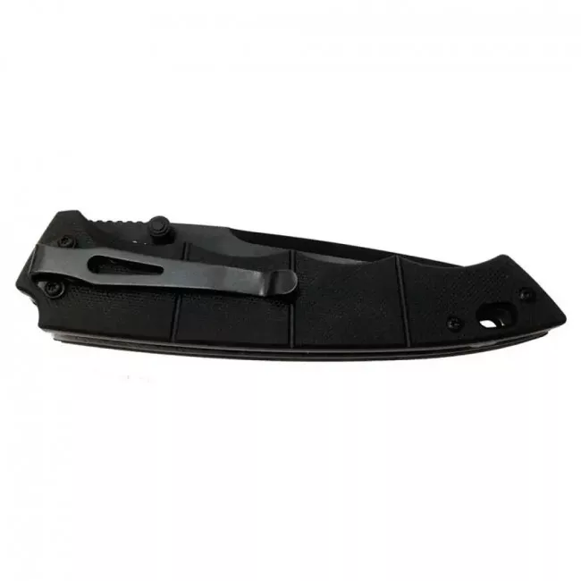 Нож складной Fox BF-705B (длина: 225мм, лезвие: 90мм, черное) (127-1023_black)