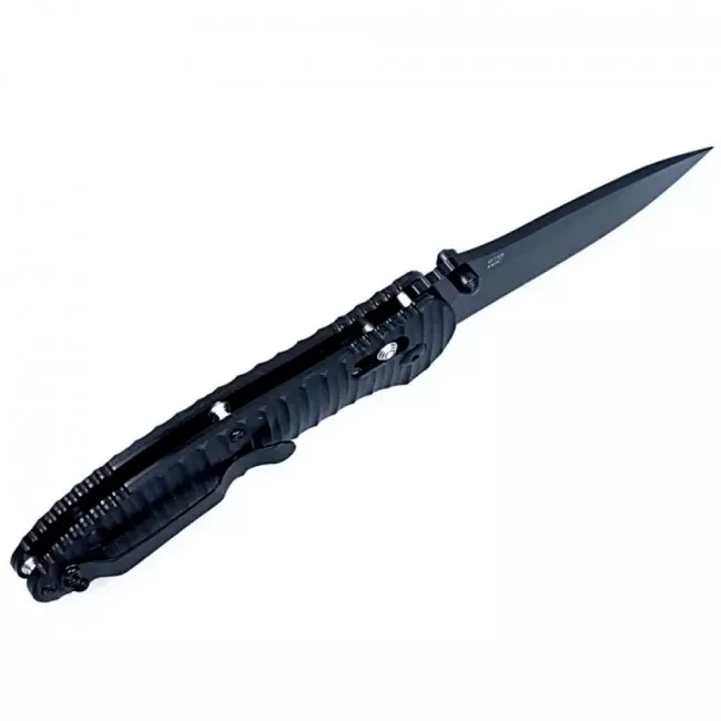 Нож складной Ganzo G7393Р (длина: 205мм, лезвие: 87мм, черное), черный (16-1119-black)