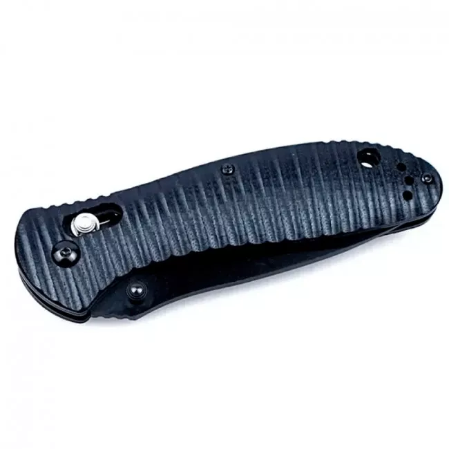 Нож складной Ganzo G7393Р (длина: 205мм, лезвие: 87мм, черное), черный (16-1119-black)