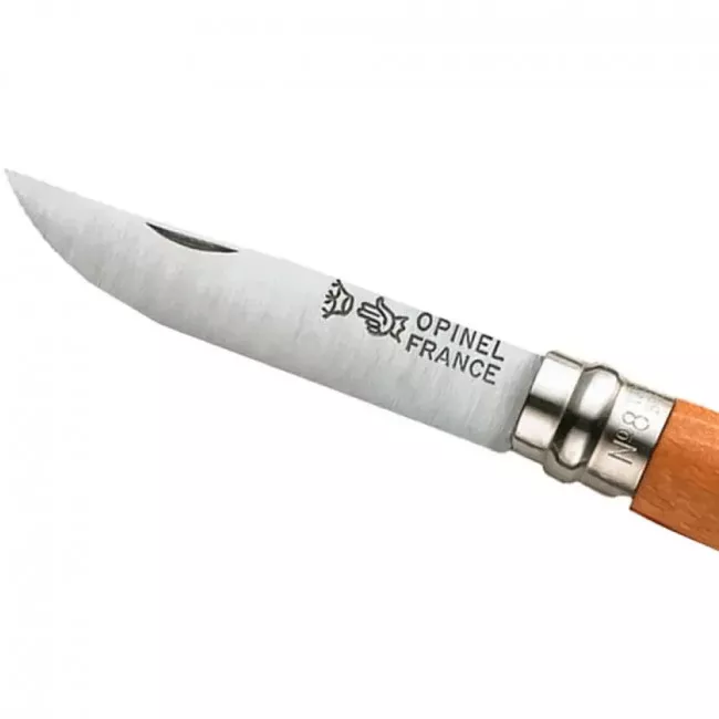 Нож складной Opinel №8 Carbone (длина: 190мм, лезвие: 85мм) (232-1038_beech-box)
