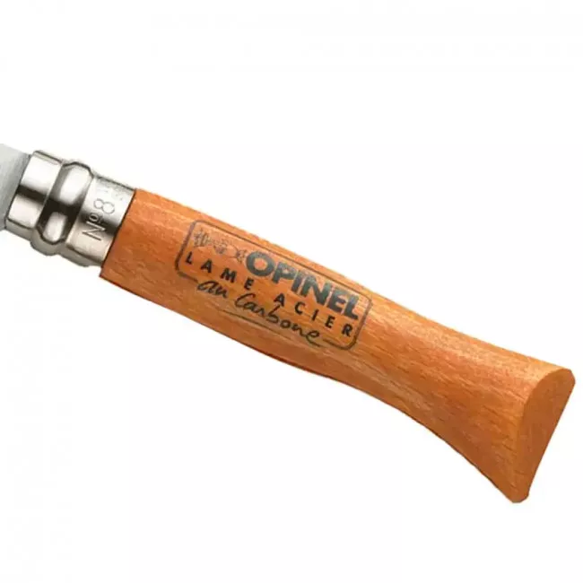 Нож складной Opinel №8 Carbone (длина: 190мм, лезвие: 85мм) (232-1038_beech-box)
