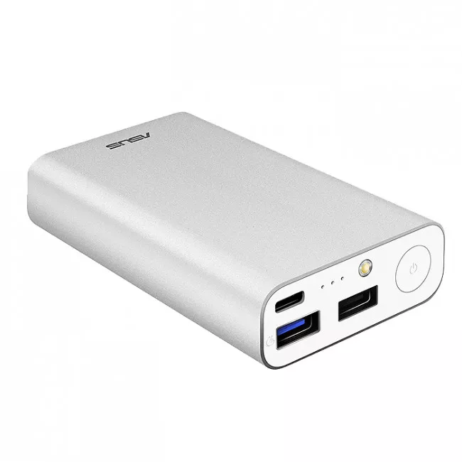 Портативное зарядное устройство ASUS ZEN POWER 100S0C QC3.0 10050mAh USB-C Silver (90AC02V0-BBT008)