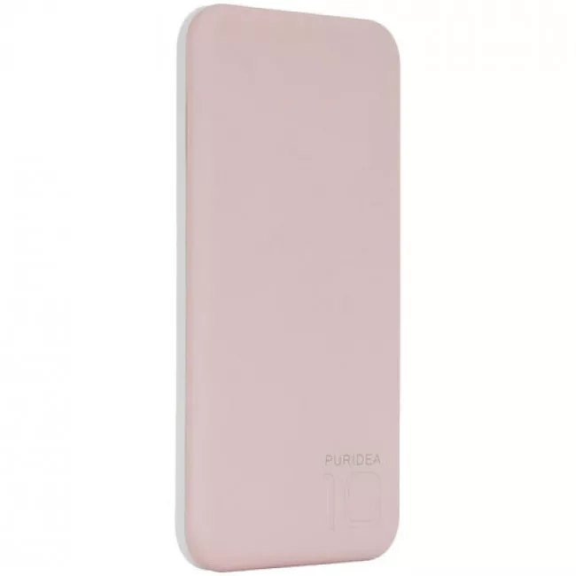 Портативный аккумулятор PURIDEA S2 10000mAh Li-Pol Rubber Pink & White (S2-Pink White)