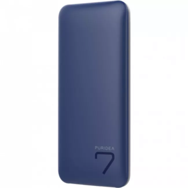 Портативный аккумулятор PURIDEA S5 7000mAh Li-Pol Rubber Blue & White (S5-Blue White)