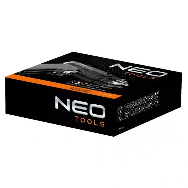 Дрель пневматическая NEO 10 мм, 1800 об/мин, реверс (12-030)