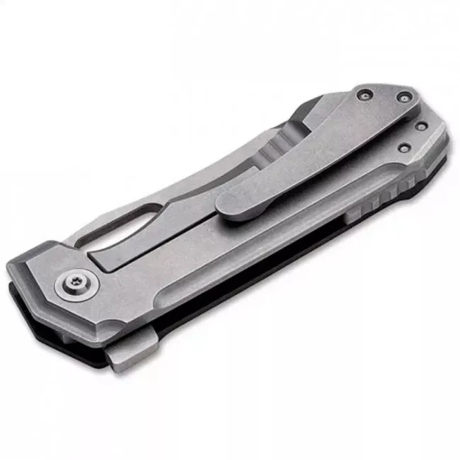 Нож складной Boker Plus Leviathan (длина: 185мм, лезвие: 80мм), черный (227-1158_black)