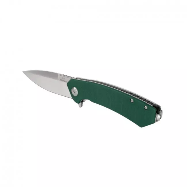 Нож складной Ganzo Adimanti Skimen design (длина: 205мм, лезвие: 85мм), зеленый (16-1130)