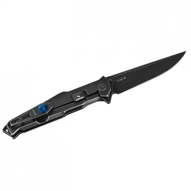 Нож складной Ruike P108-SB (длина: 210мм, лезвие: 88мм, черное), черный (244-1008_steel)