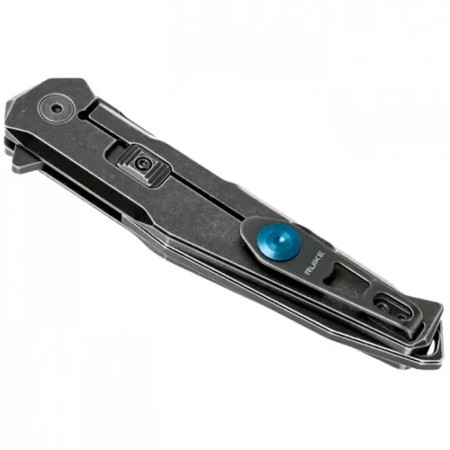 Нож складной Ruike P108-SB (длина: 210мм, лезвие: 88мм, черное), черный (244-1008_steel)