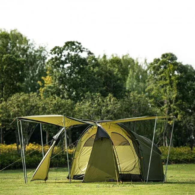 Палатка двухместная NatureHike Could Tourer Motercycle NH19ZP013 40D зеленая (6927595741986)
