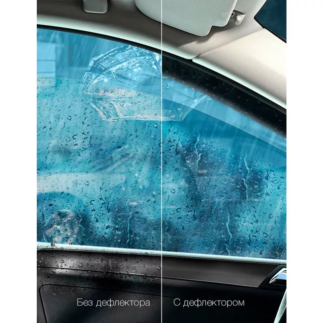 Дефлекторы окон Vinguru Honda HR-V 1999-2005  крос накладные скотч  к-т 4 шт., материал акрил