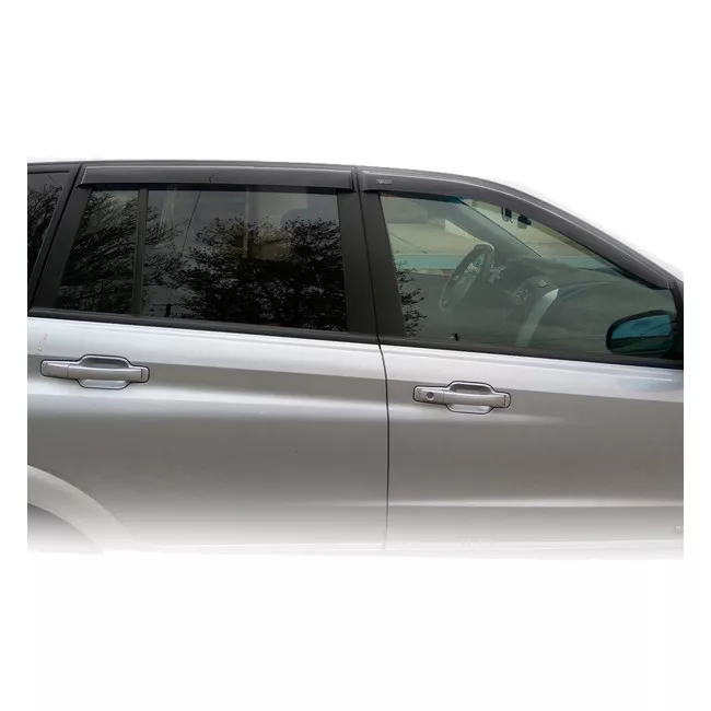 Дефлекторы окон Vinguru Ssang Yong Kyron I 2005- внед накладные скотч к-т 4 шт., материал акрил