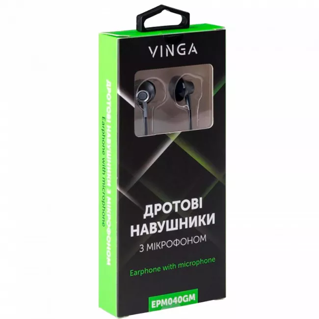 Навушники Vinga EPM040 GunMetal (EPM040GM)