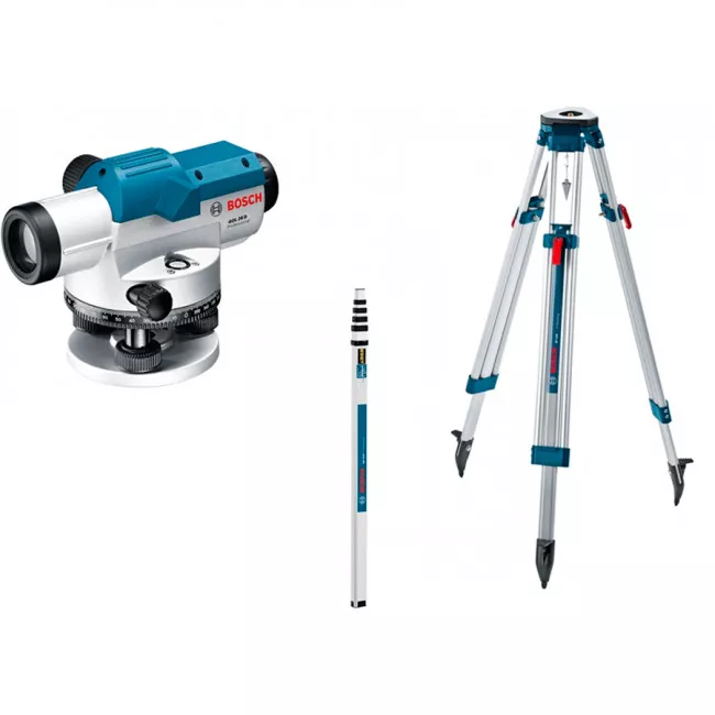 Нивелир оптическтий Bosch GOL 20 D + BT 160 + GR 500, до 60 м, 1.5 кг (0.601.068.402)
