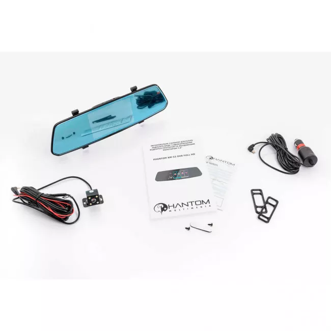 Зеркало з/в с видеорегистратором PHANTOM RM-52 DVR Full HD (4226)