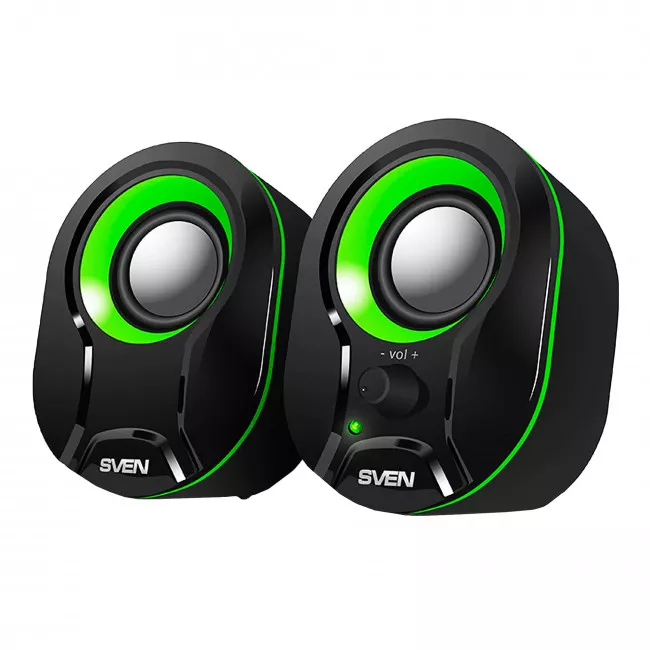 Акустична система Sven 290 Black/Green (00410078)
