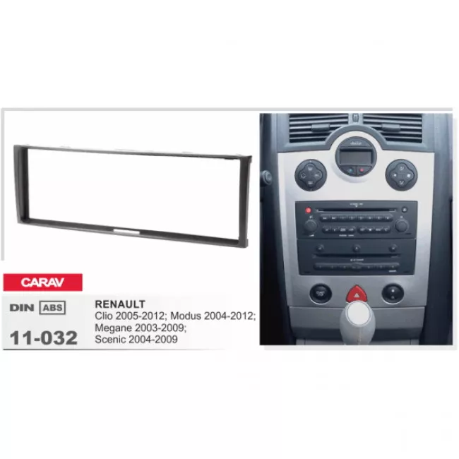 CARAV 11-032 Переходная рамка для Renault Clio, Megane, Scenic, Modus
