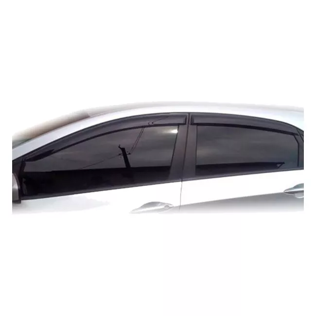 Дефлекторы окон Vinguru Hyundai i30 II (GD) 2012- хб накладные скотч к-т 4 шт., материал акрил