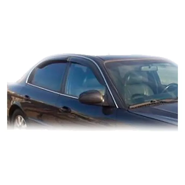 Дефлекторы окон Vinguru Hyundai Sonata V (NF) 2004-2010 сед накладные скотч к-т 4 шт., материал акри