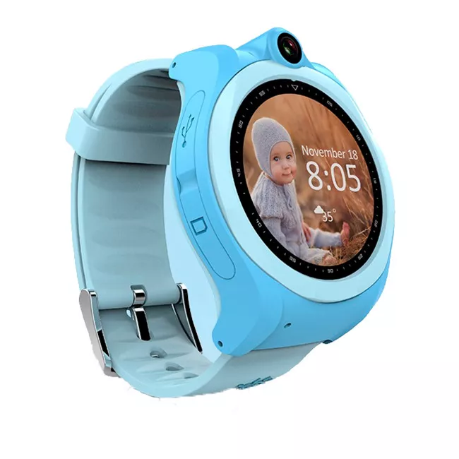 Детские телефон-часы с GPS трекером GOGPS K19 Синие (К19СН)