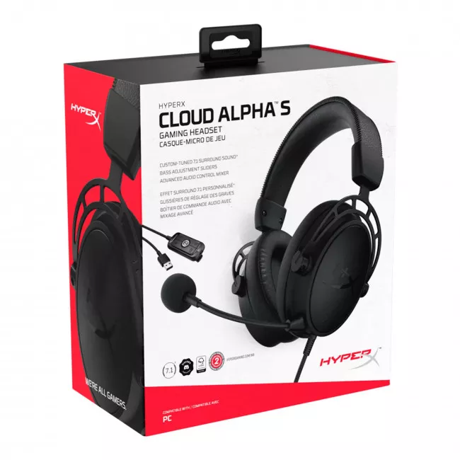 Гарнітура HyperX Cloud Alpha S Black (4P5L2AA)