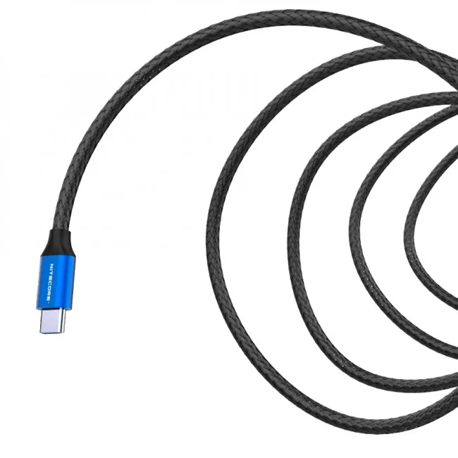 Кабель Nitecore UAC20 USB-C to USB-A 2.0 (6-1376)