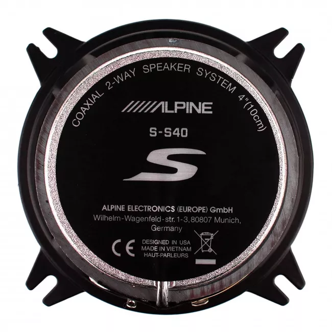 Коаксіальна акустична система Alpine S-S40
