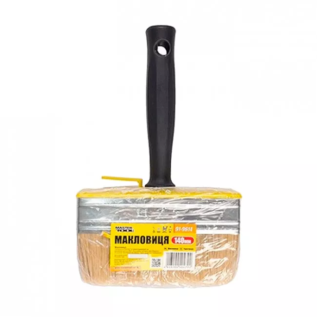 Макловиця MASTER TOOL 140*40*45 мм, пластикова ручка (91-9614)