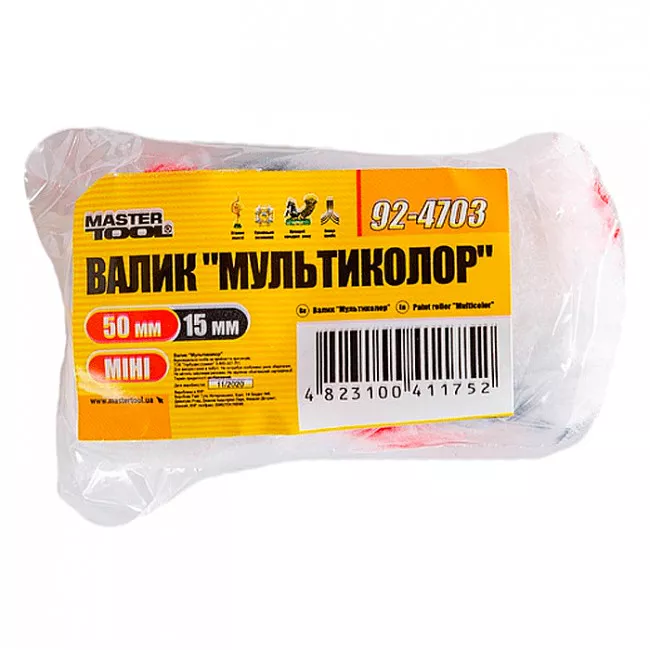 Минивалик MASTER TOOL Мультиколор 15/50/11 мм d 6 мм (92-4703)