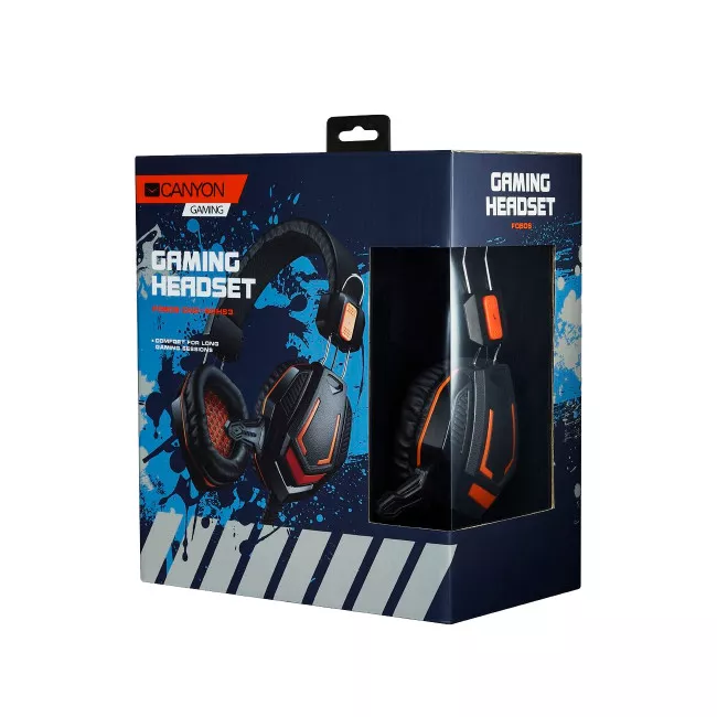 Навушники Canyon CND-SGHS3 Black/Orange