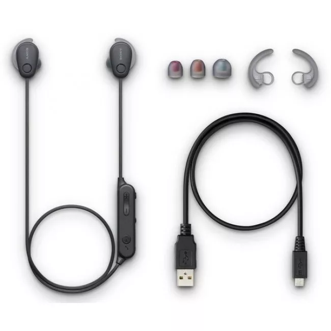 Навушники SONY WI-SP600N Black (WISP600NB.E)